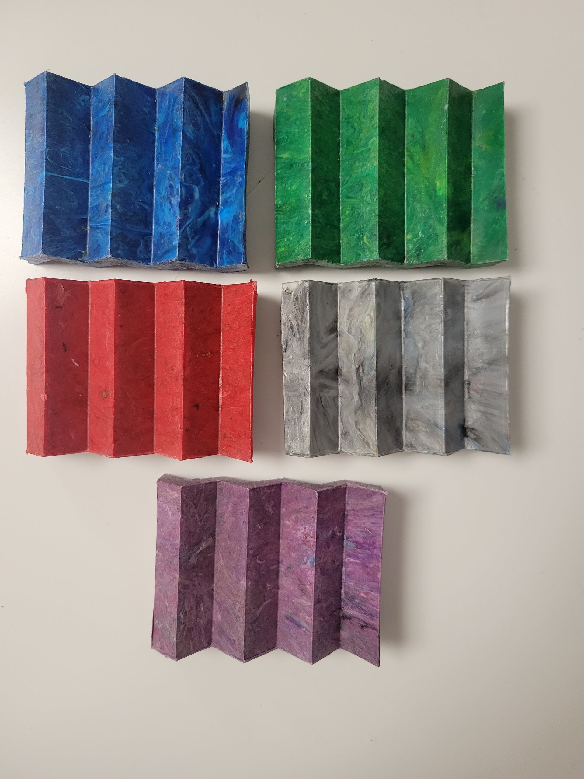 Upcycled plastic soap dish