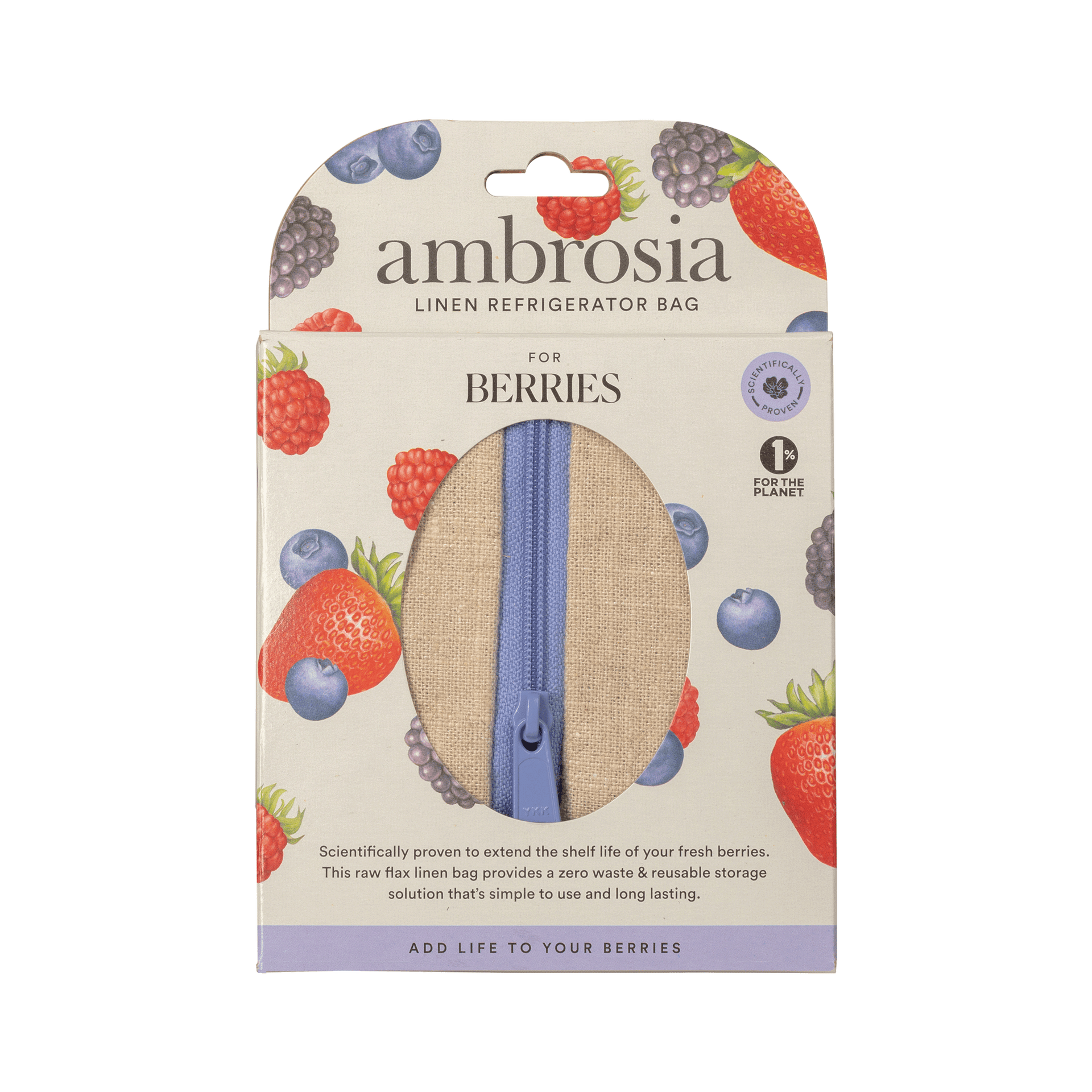 The Berry Bag – Reusable Linen Produce Bag