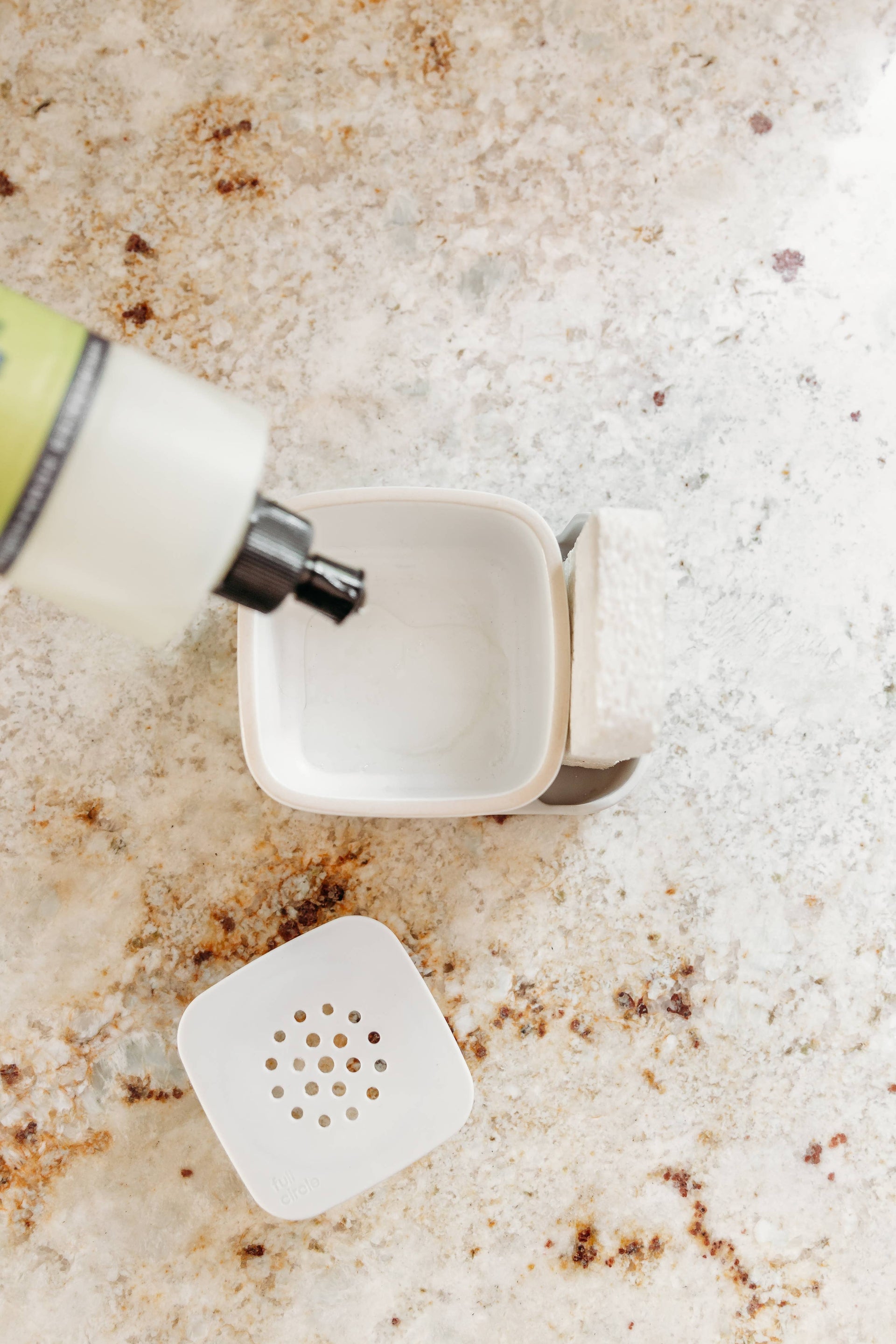 Full Circle Home - Bubble Up Sponge & Ceramic Dish