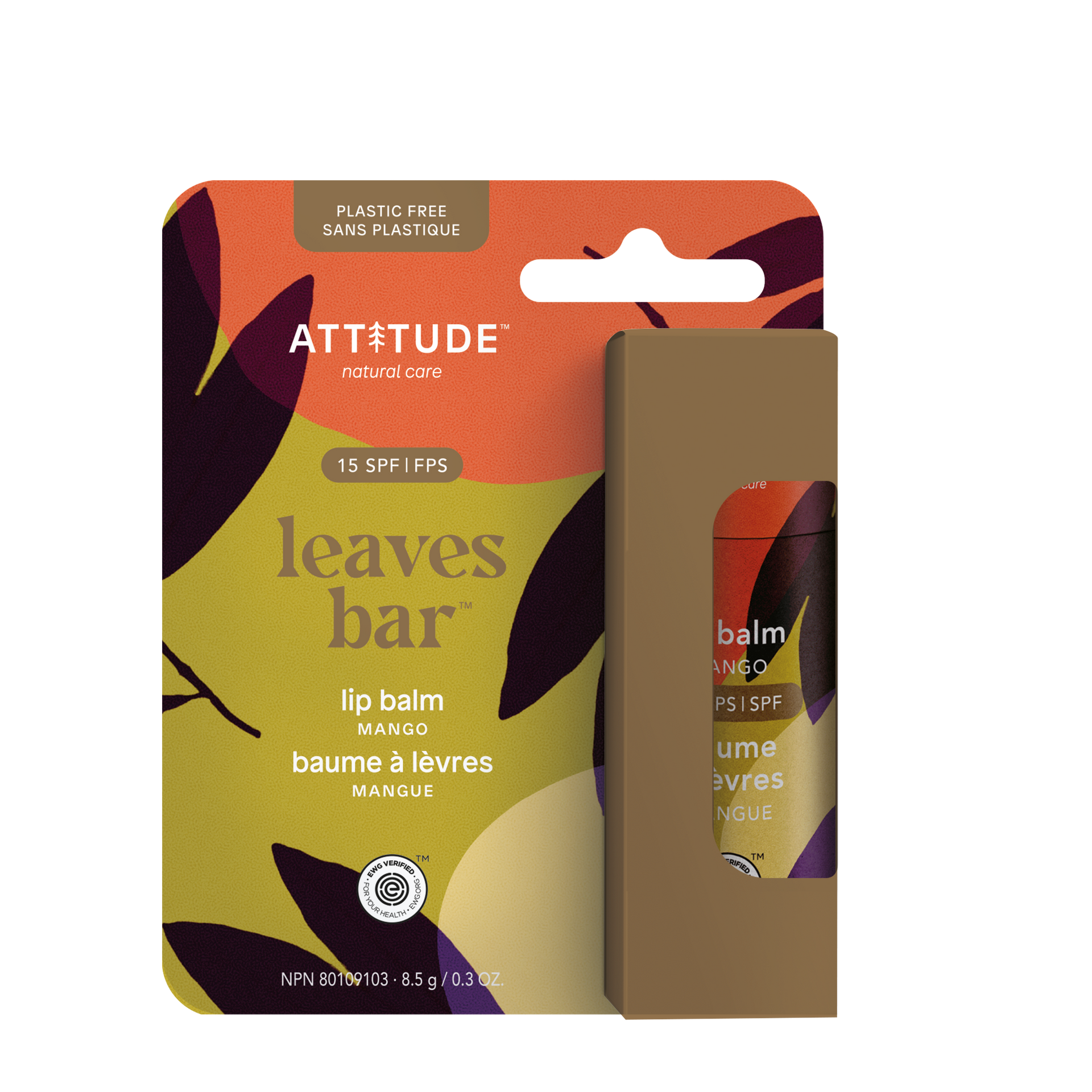 ATTITUDE - Lip Balm SPF-15 Mango