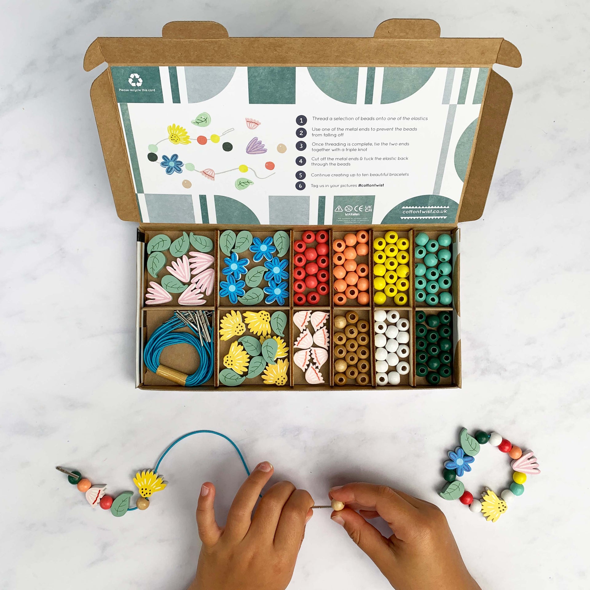 Wildflower or Unicorn Bracelet Making Kit