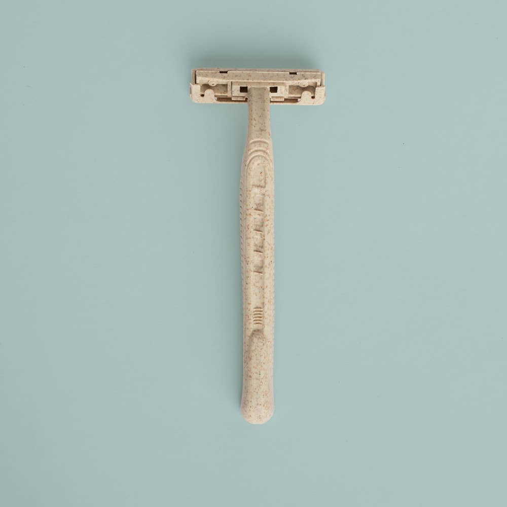 Biodegradable Wheat Straw Razors (Pack of 6)