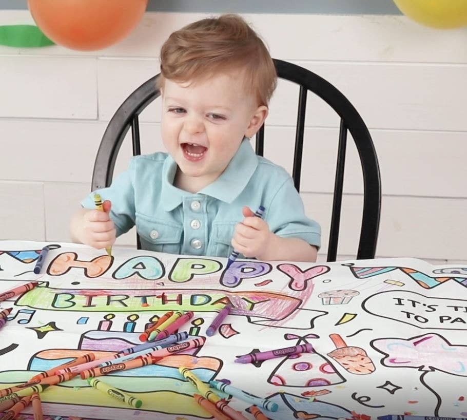 Coloring Tablecloths - Easter Thanksgiving, Christmas, Birthday, Affirmations