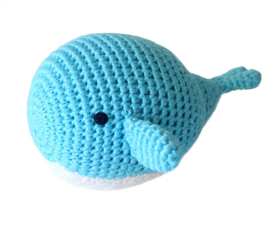 Crocheted Rattle - Flower, Animals and Donut