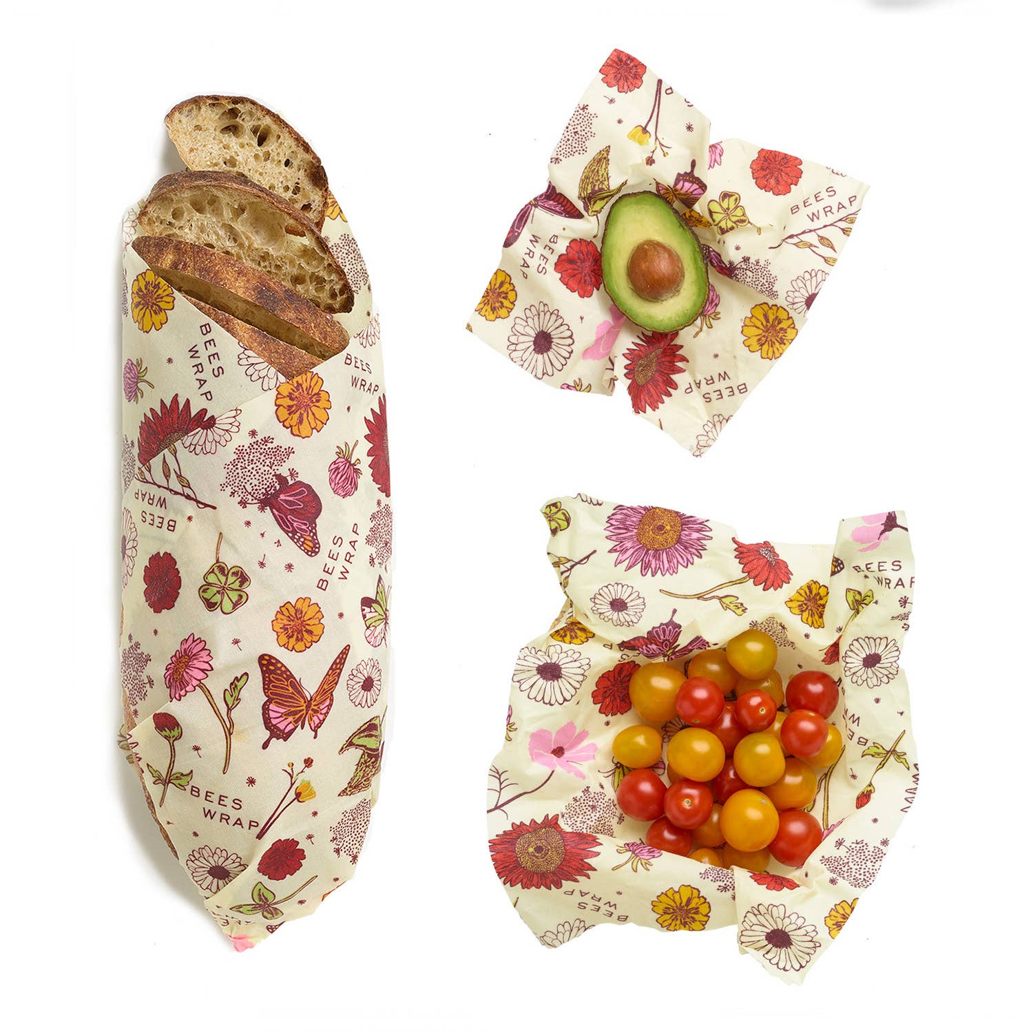 Bees Wrap VEGAN - Assorted 3 pack