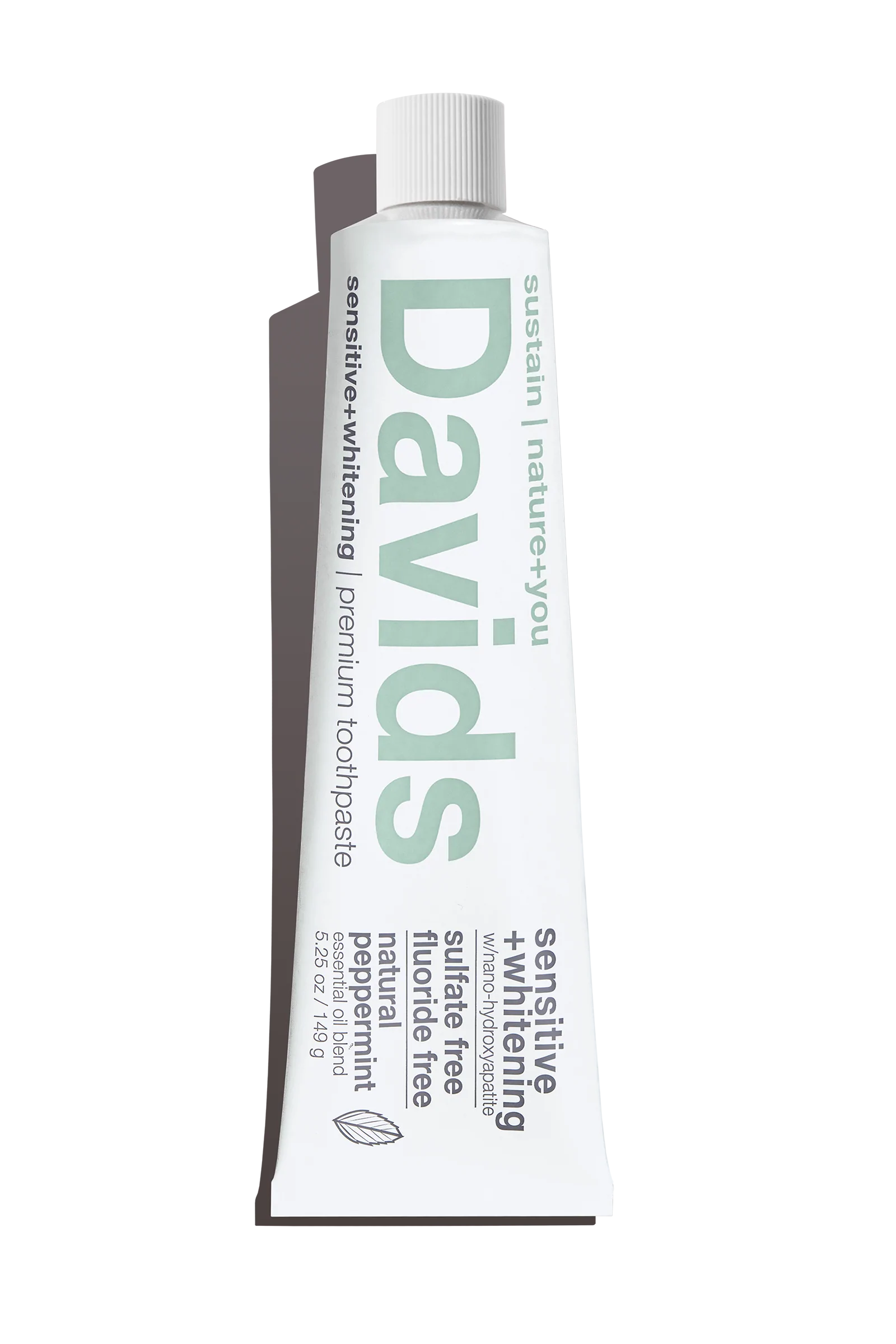 Davids Toothpaste in Recyclable tube