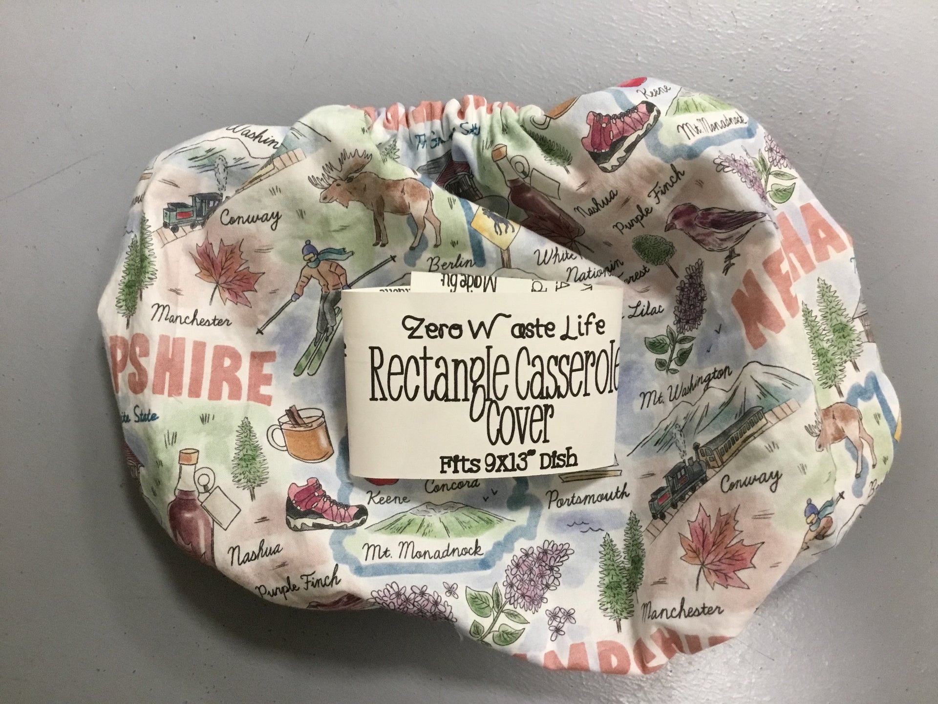 Casserole cover rectangle or Pie Plate round