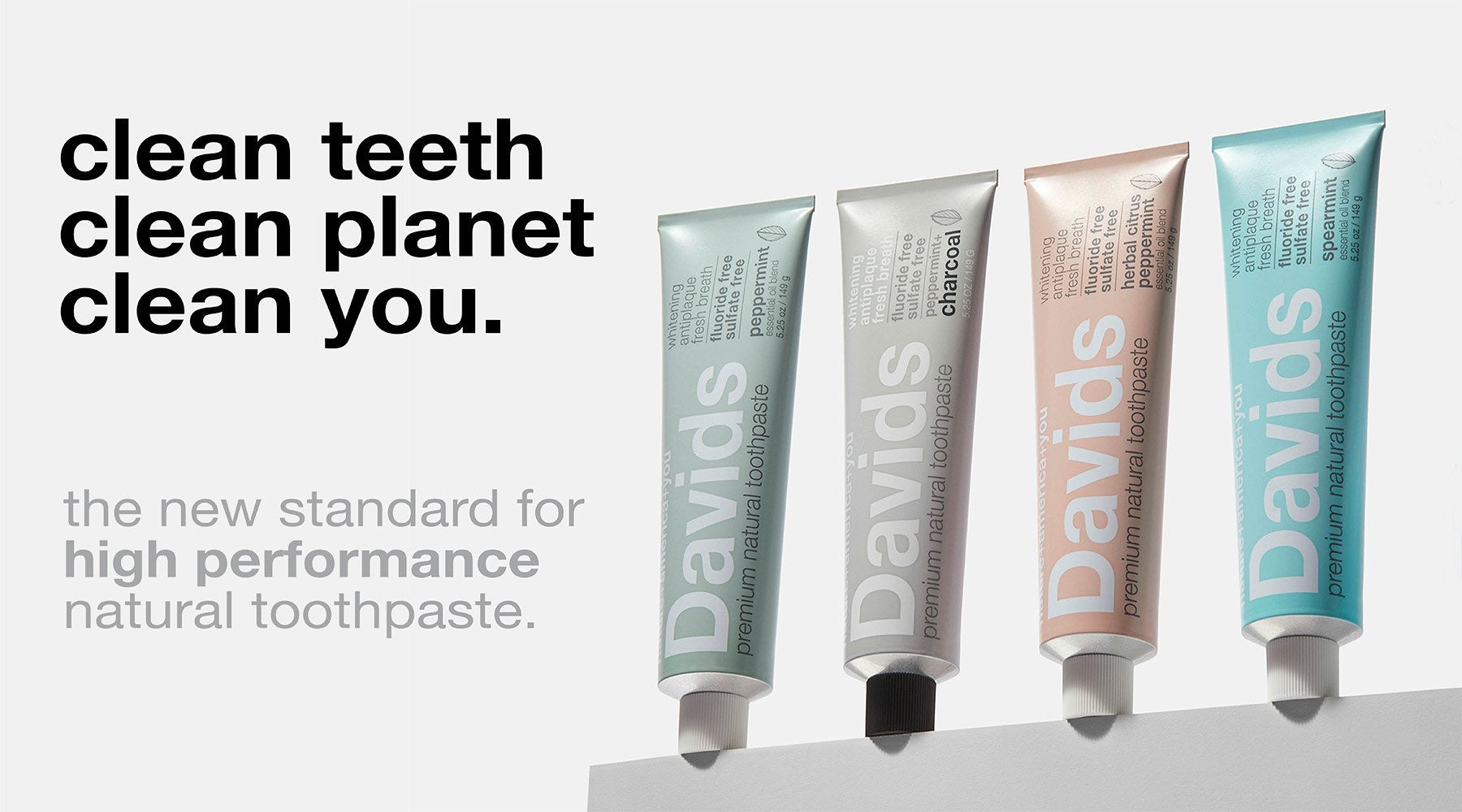 Davids Toothpaste in Recyclable tube