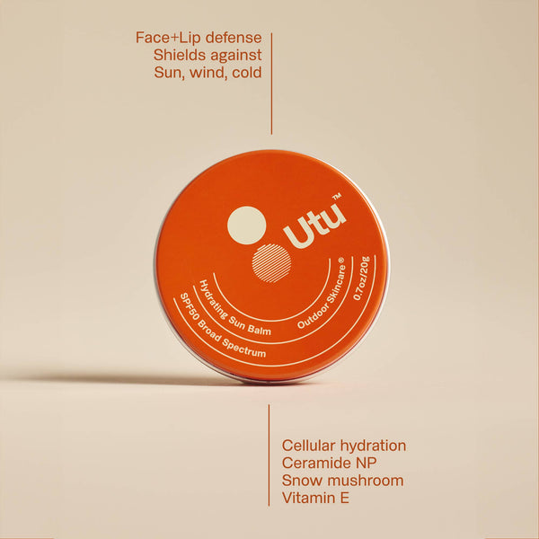 Utu - SPF50 Hydrating Sun Balm  Face & Lip Protector