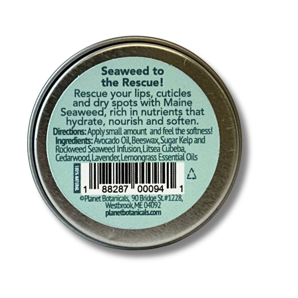 Planet Botanicals - Seaweed Rescue Salve - For Lips, Cuticles and Dry Spots