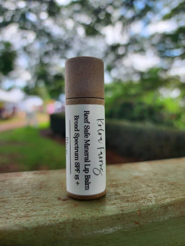 Koloa Farms - Lip Balm w/ SPF 15+ Mango - Bee's wax