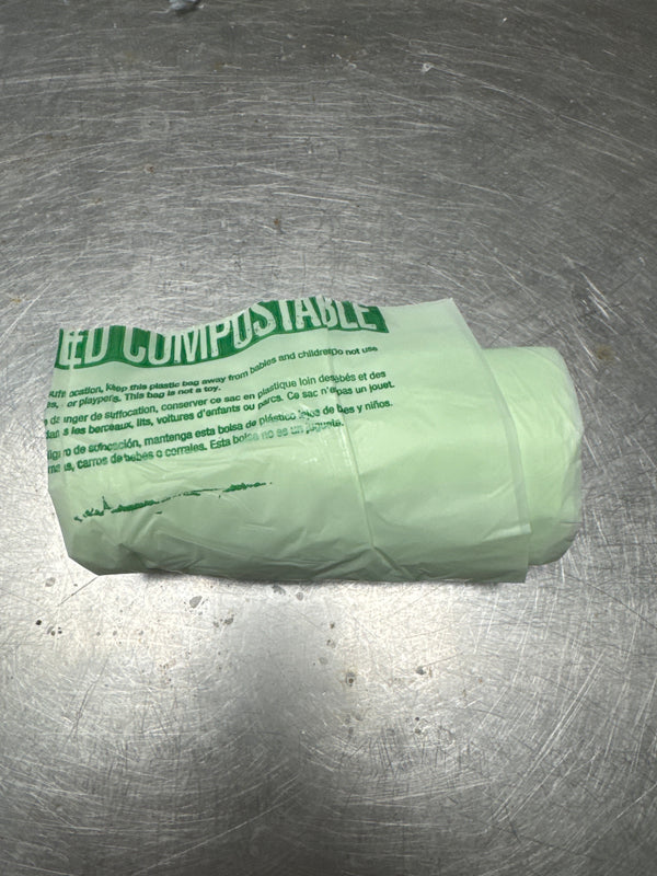 Compost bin bags 3 gallon roll of 25