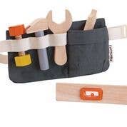 PlanToys - Kids' Tool Belt with Hammer, Wrench, Screwdriver