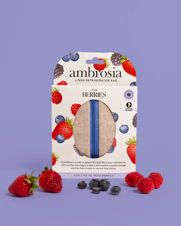 The Berry Bag – Reusable Linen Produce Bag