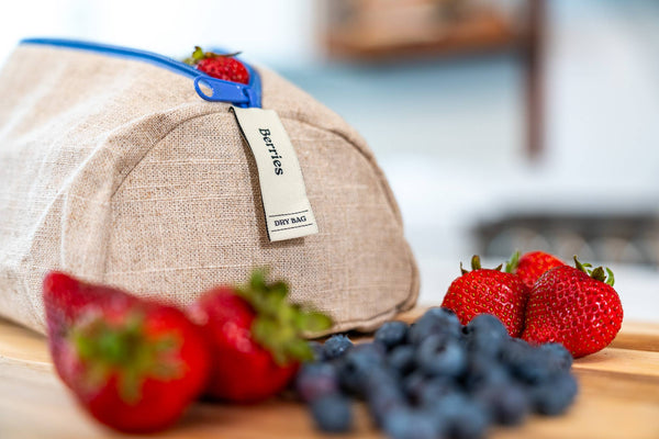 The Berry Bag – Reusable Linen Produce Bag