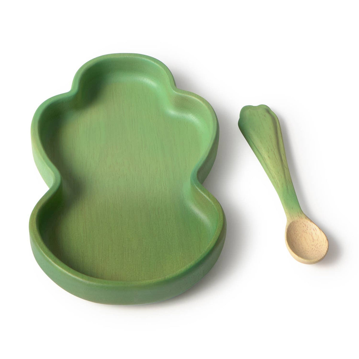 Oli & Carol - Kendall the Kale Plate & Spoon Set