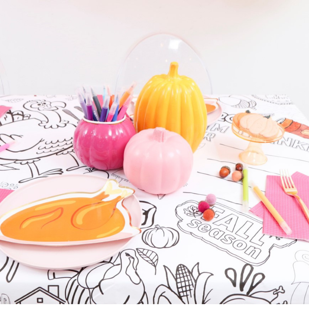 Coloring Tablecloths - Thanksgiving, Christmas, Birthday, Affirmations