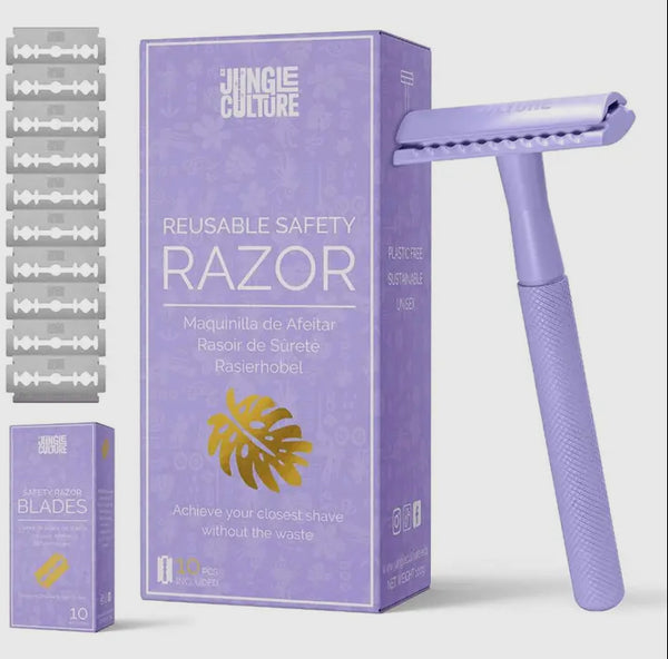 Safety razor with 10 blades - jungle coulture