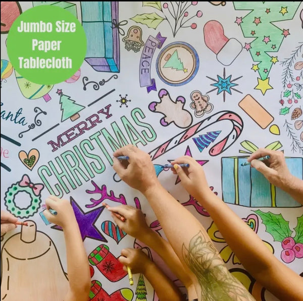 Coloring Tablecloths - Easter Thanksgiving, Christmas, Birthday, Affirmations