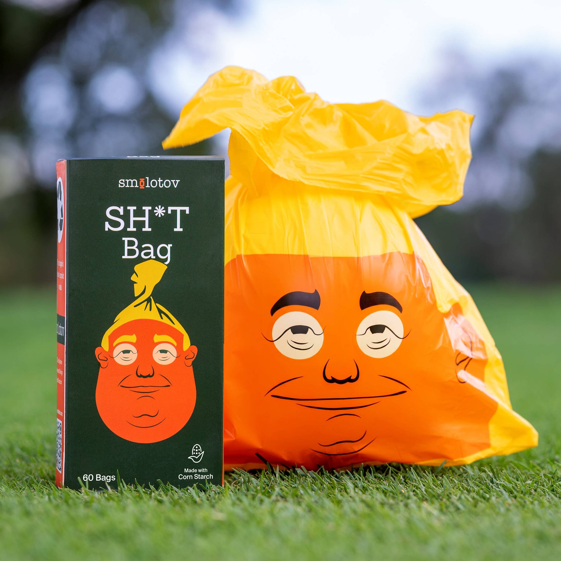 Smolotov - SH*T Bag - Stable Genius - Premium Pet Waste Bags x Smolotov