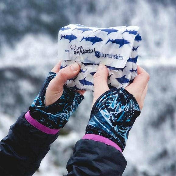 Lunchskins - Recyclable Sandwich Bags 50ct – Shark Print