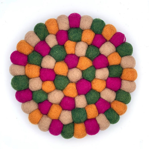 Wool Trivet- Women of the Cloud Forest