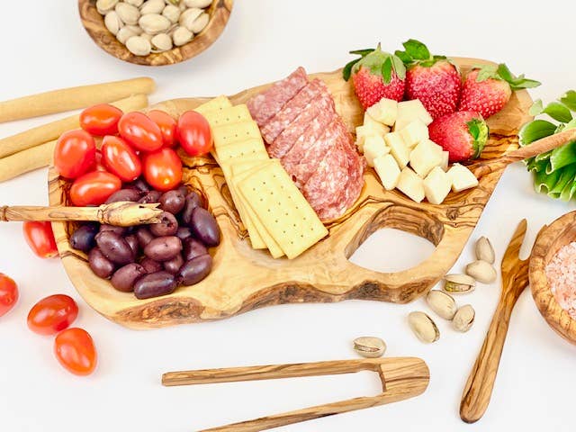 Natural Olive Wood Appetizer Tray