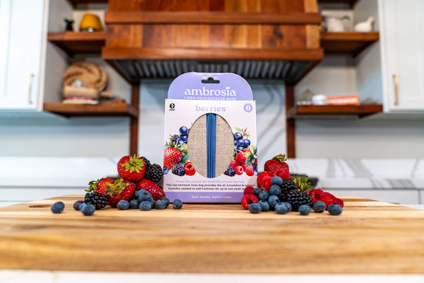 The Berry Bag – Reusable Linen Produce Bag