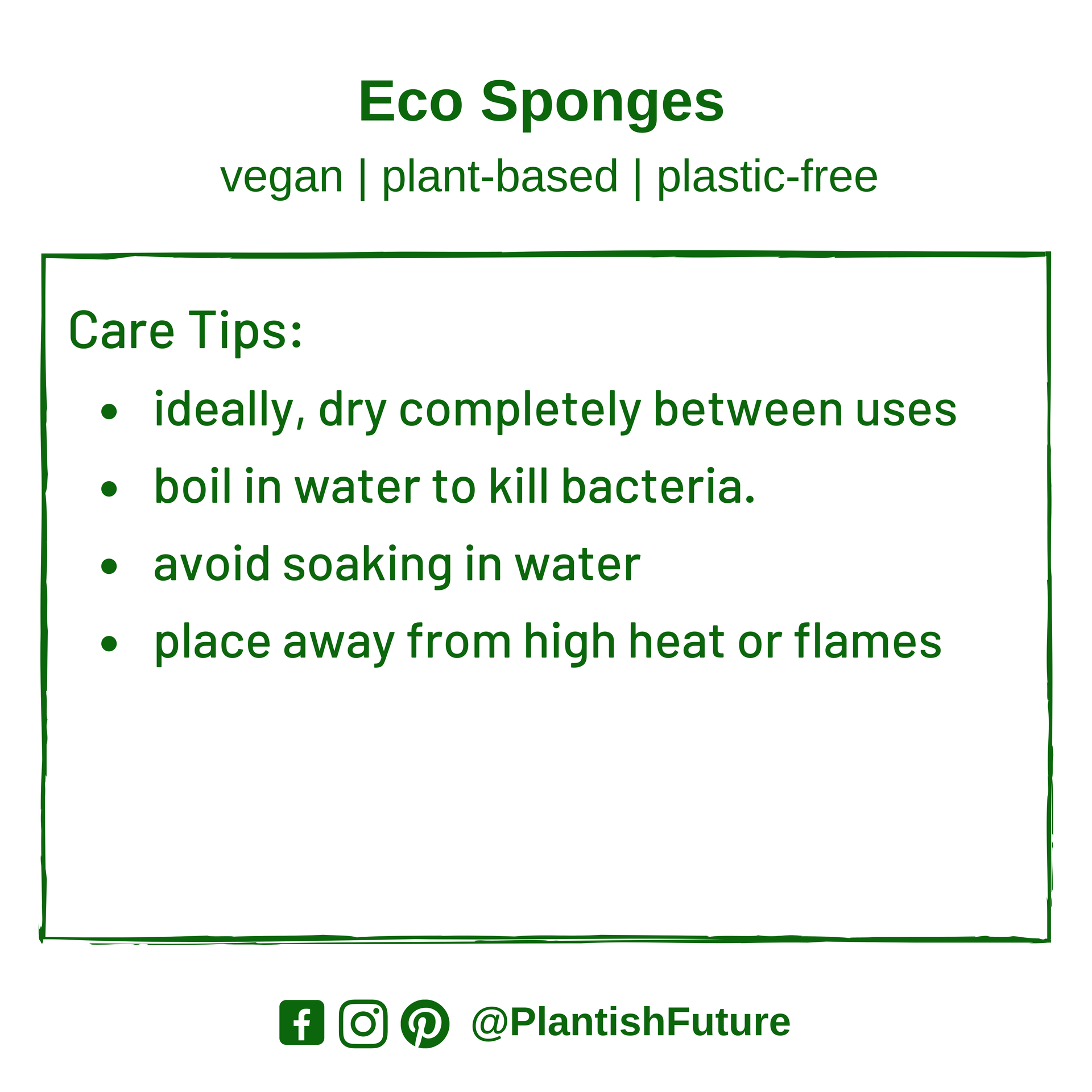 Plantish - Eco Sponge