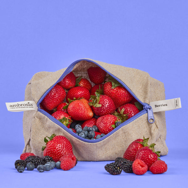 The Berry Bag – Reusable Linen Produce Bag