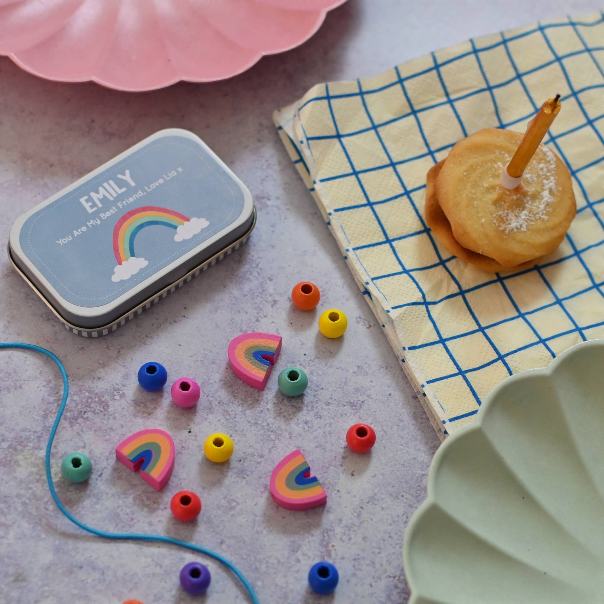 Rainbow or Daisy Bracelet Gift Kit