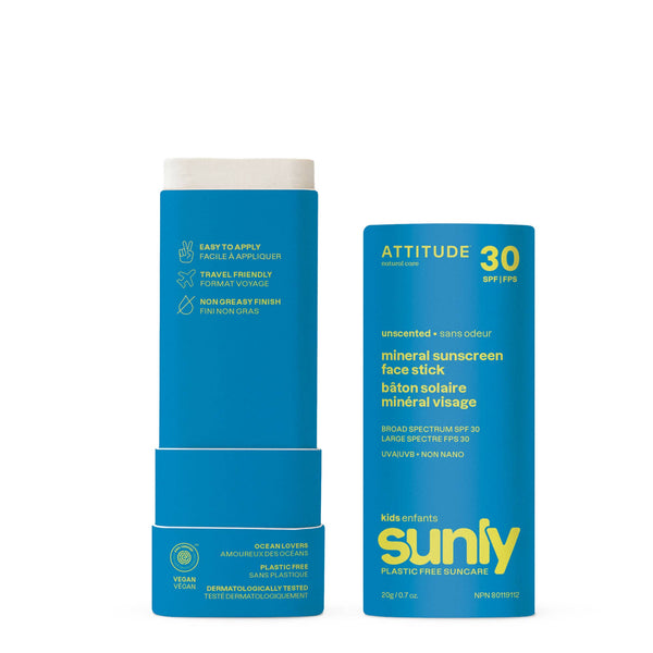 ATTITUDE - Sunly - Sunscreen Kids - Unscented - 30 SPF - 20 g