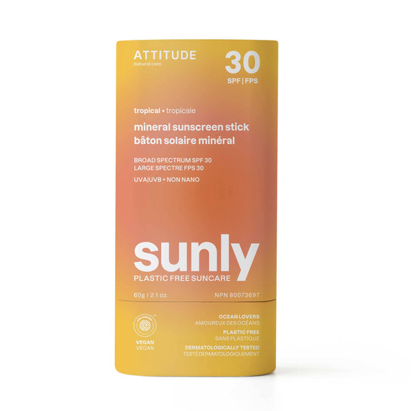 ATTITUDE - Sunly - Sunscreen - Tropical - 30 SPF - 60 g