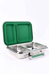Lunch Box - Stainless Steel - 2 compartments