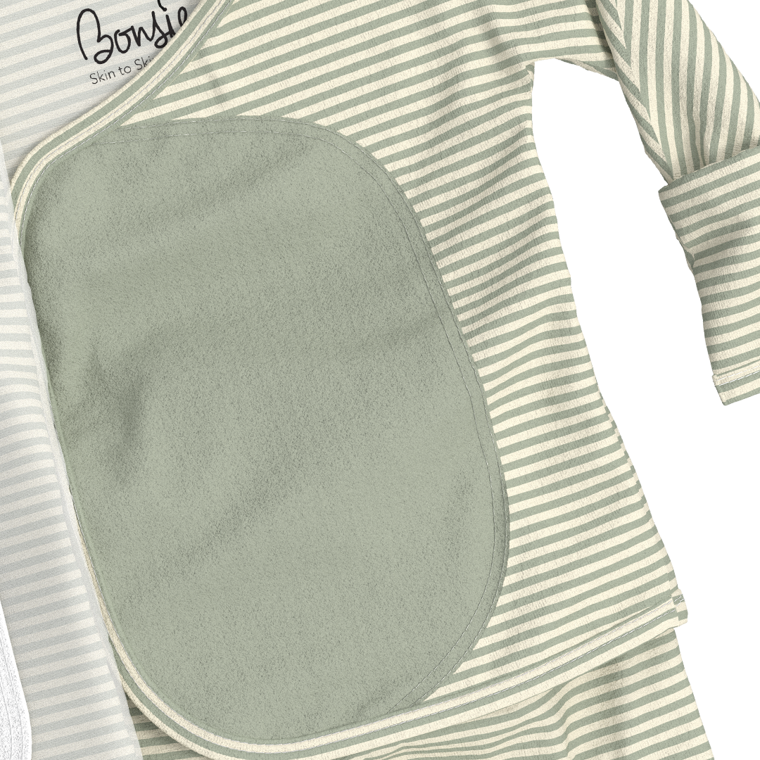 Bonsie Skin to Skin Babywear - Footie - Mint Twist