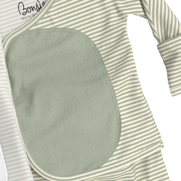 Bonsie Skin to Skin Babywear - Footie - Mint Twist