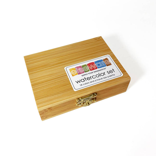 Watercolors - Bamboo Box