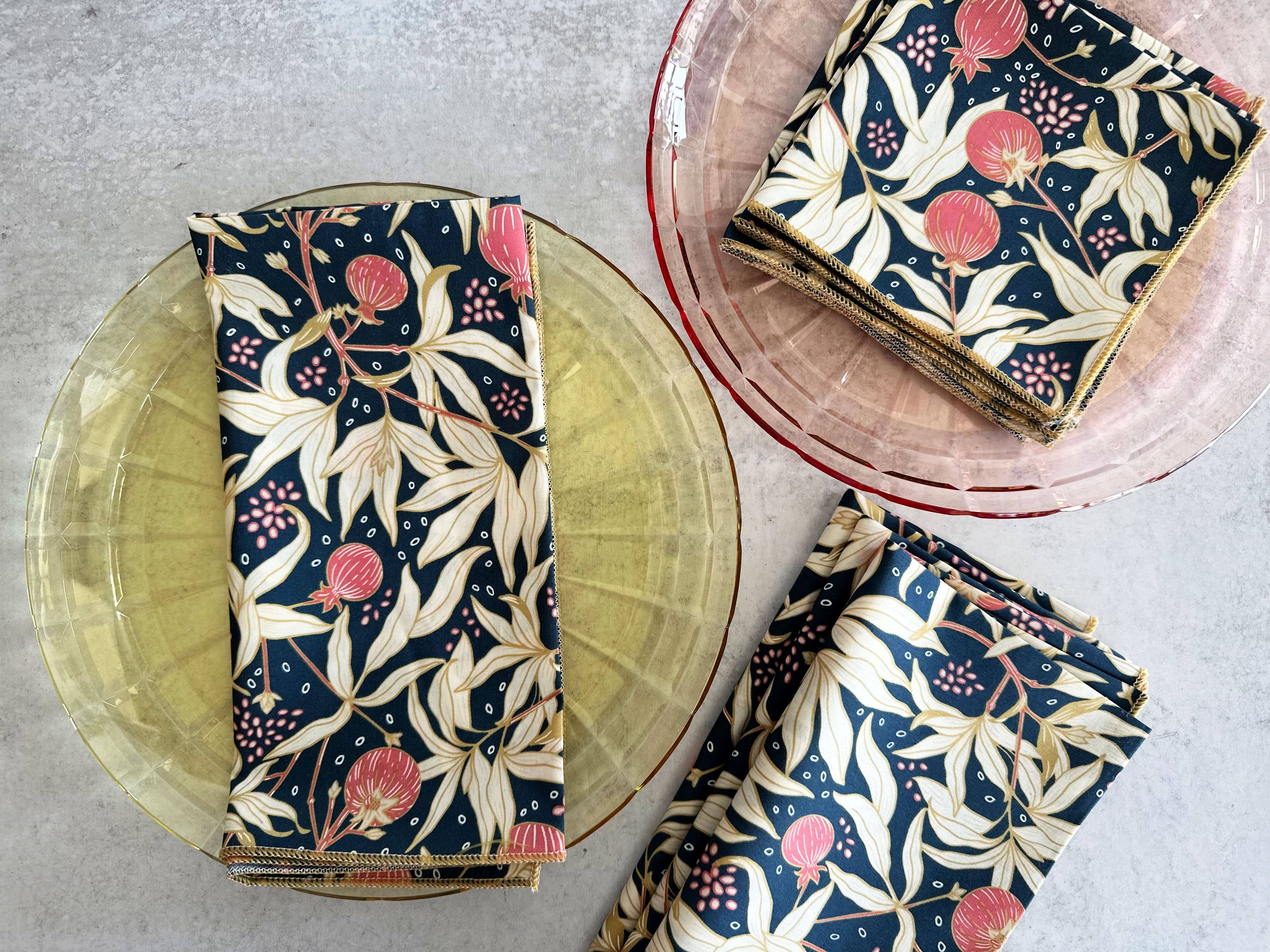 Gooseberry Cloth Napkins, set of four