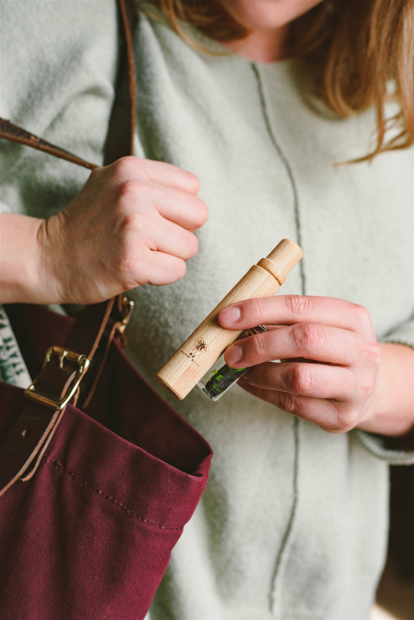 Bamboo Travel Toothbrush with Replaceable Head