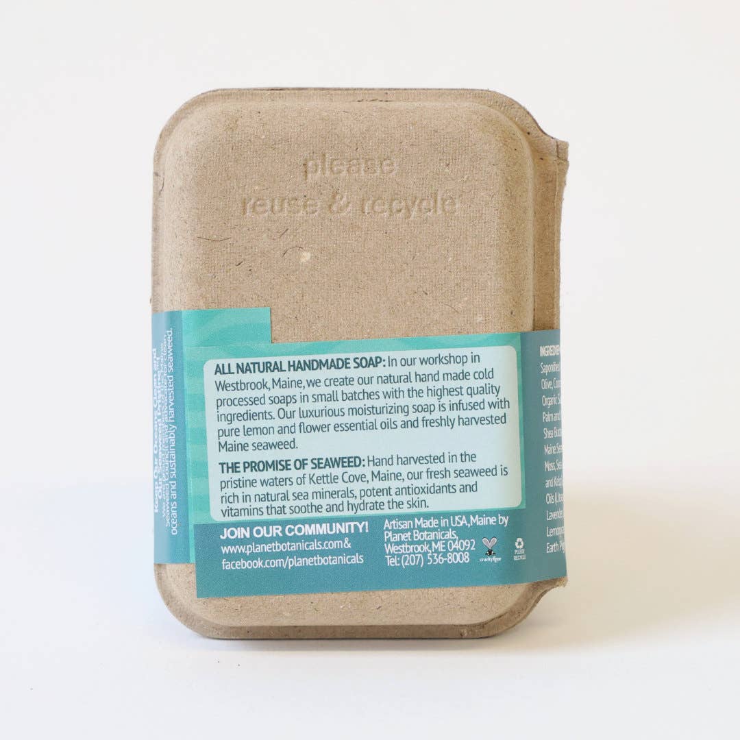 Planet Botanicals - Planet Botanicals Seaweed Bar Soap — Wild-Harvested, Vegan