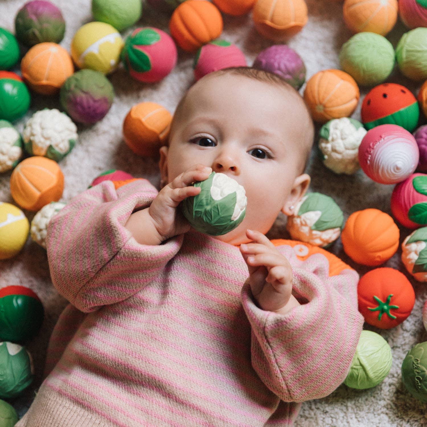 Oli & Carol - Veggie Soup Baby Sensory Balls