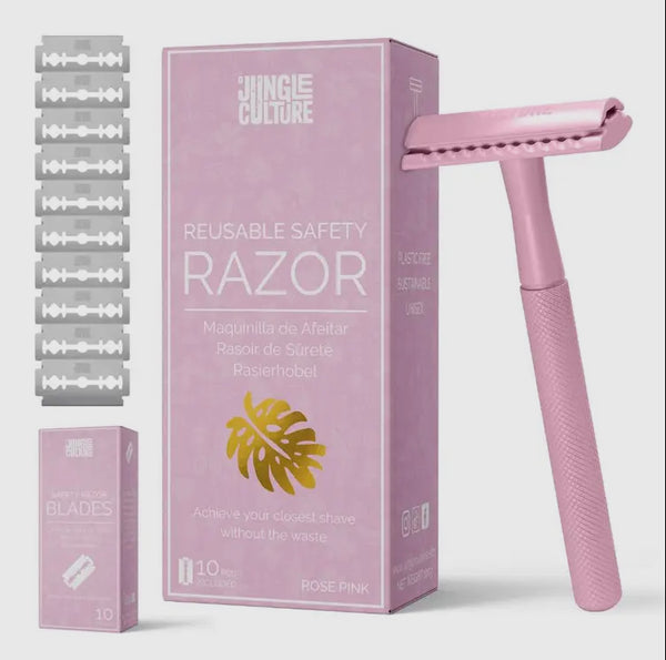 Safety razor with 10 blades - jungle coulture