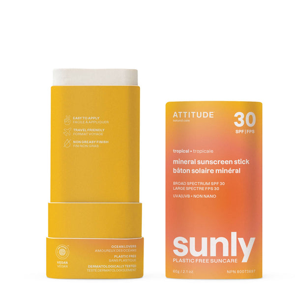 ATTITUDE - Sunly - Sunscreen - Tropical - 30 SPF - 60 g