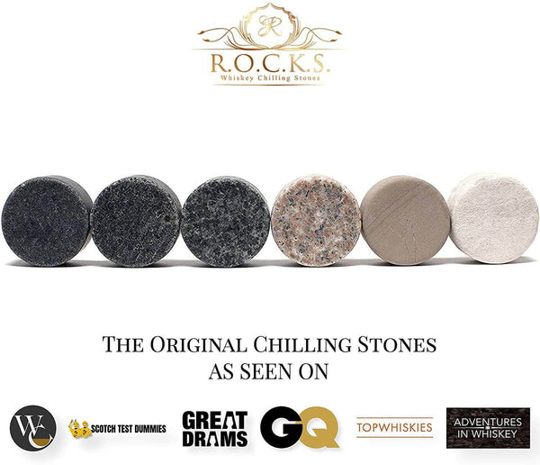 ROCKS Whiskey Chilling Stones - The Rocks x Whiskey Trivia Quiz Gift Set