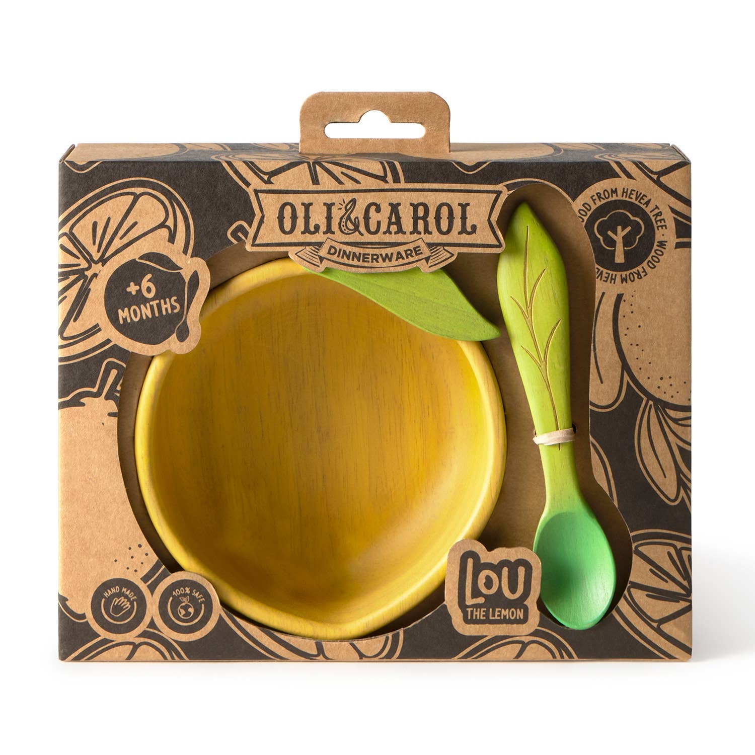 Oli & Carol - Lou the Lemon Bowl & Spoon Set