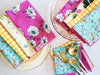 Dot and Army - Flower Garden Cloth Napkins, set of 8