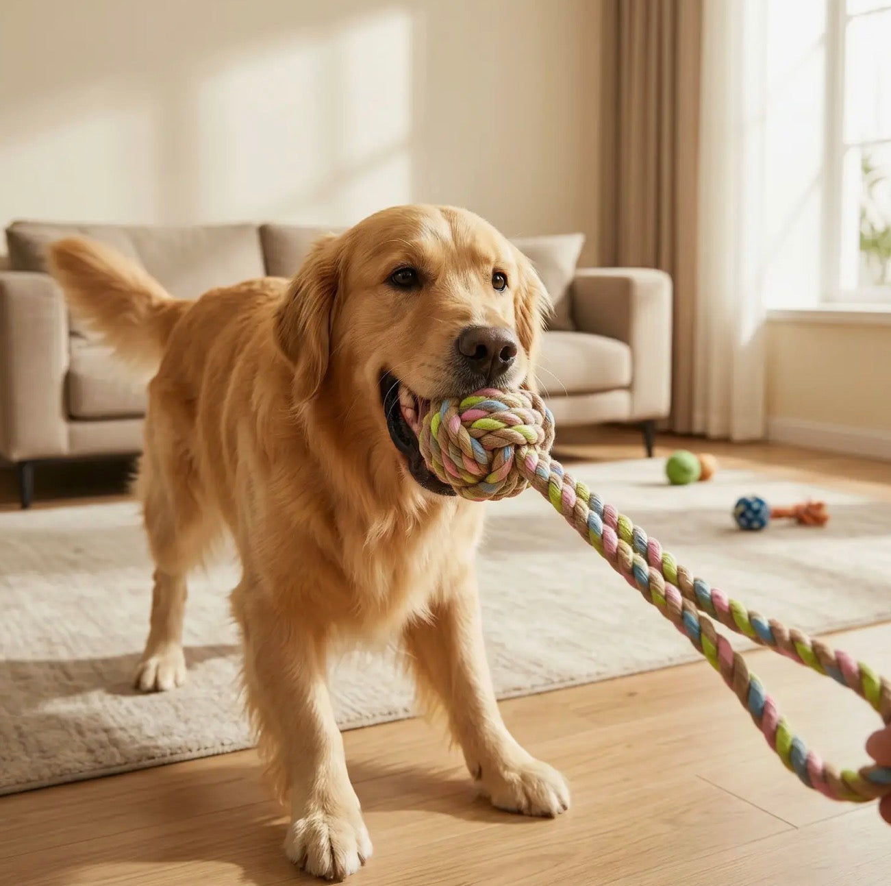 Dog Toys - Nature Hemp knot Ball