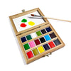 Watercolors - Bamboo Box