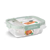 51.4oz Glass Food Storage Container w/ Glass Vented Lid