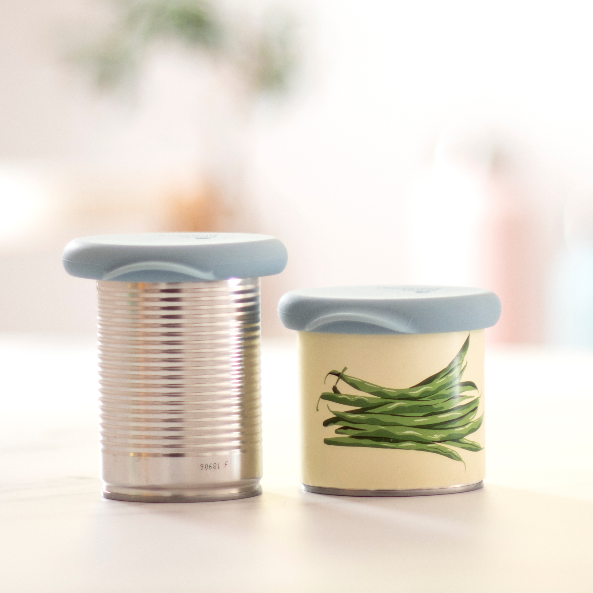 Food Huggers - Reusable Silicone Can Huggers – Cool Blue (Set of 2)